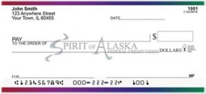 Check With Spirit of Alaska Logo Background